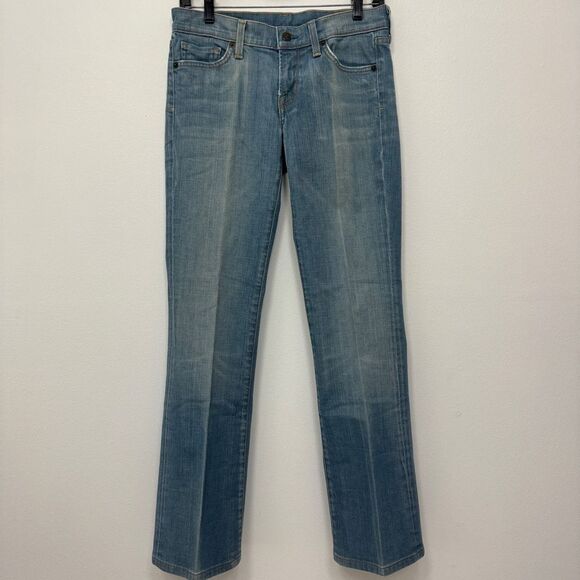 Citizens Of Humanity Kelly Low Waist Boot Cut Blue Jeans Size 27 - Picture 2 of 13